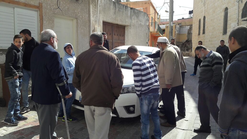 الإعتداء على سيارة الشيخ محمد عارف وتد أثناء خطبة الجمعة